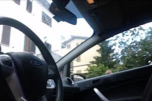 What happens during my long pee session outdoors?