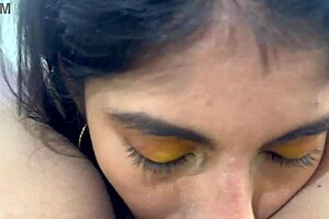 woman offers amazing oral pleasure to her sister-in-law in this real homemade clip.