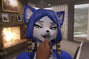 Breeding A Blue Vixen With Big Tits And Big Ass Creampie