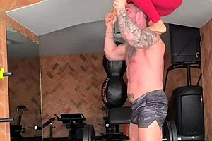 Backstage Gym Flashing and Pre-Scene with Atlanta Moreno and Maximo Garcia