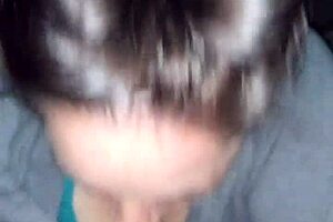 Intense White Milf Aggressively Bobbing on Tiny Pencil Dick