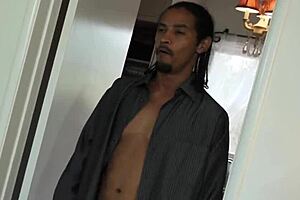 Watch Out! Black Cock Lusting Stepteen Seduces Stepdad in Taboo Encounter