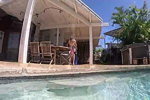 We Went Swimming In A Private Pool In Hawaii Kai