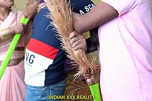 So this Indian step family gets into some missionary quickie action with dirty talk