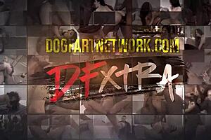 Horny cougar Gigi Dior catches roomie jerking and decides to join in