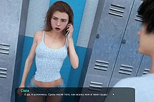 complete gameplay of milfy city part 32 1 0 with blonde milf blowjob, cumshot, and hentai cartoon action