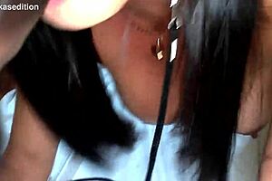 i love how bianca naldy gets naughty with papai noel and her natural tits