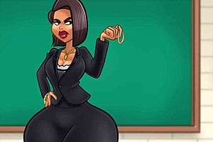 Big butt milf story continues in Demon Deals part 21 with her massive tits and ass arrangement 😈🍑