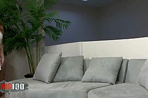 Busty woman encounters large black man in intense interracial meeting