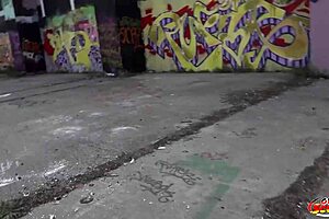 German scout picks up small dirty milf cougar Kristina Grace for a wild dp anal sex casting interview