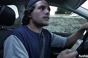 Young delivery boy brings his massive cock to satisfy horny milf with deep pounding in taboo encounter