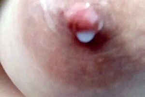 i love how this italian milf squeezes out hot milk from her huge hard full tits with big nipples