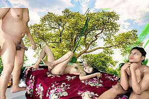 Uttaran20 delivers amateur dp sex in a threesome with desi fucking, double penetration, and squirting pussy action