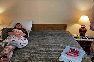 Granny Bijou Deep Throating And Moaning While Cocksucking As Old Slut!