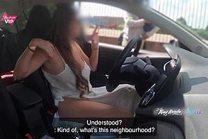 Me Pretty Naughty Asking Directions To Stranger And Letting Him Touch Tits Outdoors