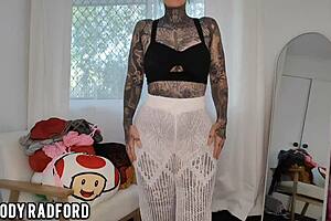 Sheer Shein Try-On Haul With Curvy Milf In Bedroom