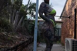 Micro Bikini Twerking And Pole Dancing Melody Radford Leaked!