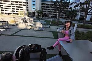 Ever Wonder How A Hot Girl With Huge Tits Gets Tricked Into Fucking A Massive Cock Covered In Cum And Piss By A Street Photographer Vs The World's Biggest Cock?