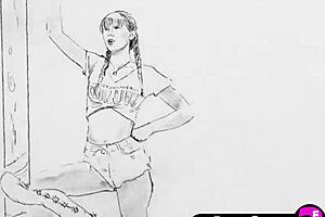 stunning blonde milf jennifer love strips lingerie outdoors to reveal petite small tits and natural body