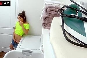 Stepdad Fills Petite Stepdaughter With Cum In Tight Pussy Missionary