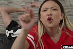 Aila Donovan Lulu Chu Swap Family For Wild Fun!