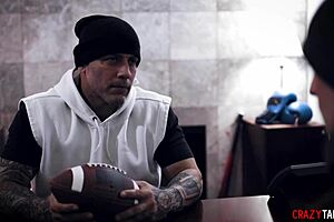 Who Knew a Big Tits Milf Would Give Hardcore Tit Job to Young 18+ Athlete?