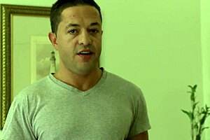 brunette latina evie delatosso with big boobs takes on a big cock in anal action. she enjoys deepthroat and cowgirl riding on the bed.