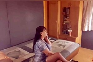 Brunette Housewife Klaudiaambergirl Masturbates Boldly In Stockings With Big Natural Tits