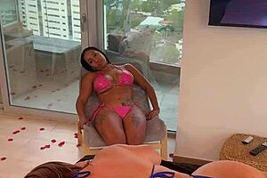 hey emmanuel lustin, massage those two latinas with your bbc in panama threesome action