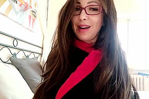 Chantal as hot stepmom in sexy catsuit for pov interactive experience