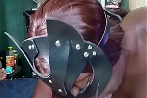 oh god, i cant believe how wet and sloppy this blowjob from darkchocolatebarbie is... gagging on that big black cock, swallowing every drop, mmm