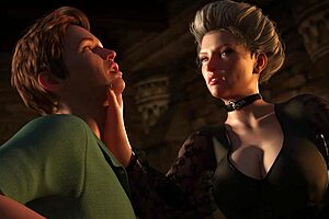 freaky milf dominates a young 18+ man full game in bio