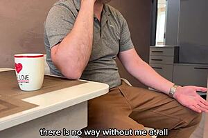 Stepmom Cheats On Husband With Stepson While He's At Work! Russian Amateur Gets Doggystyle Pov Creampie And Blowjob In Petite Big Ass Action.