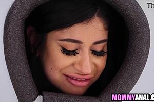 hey stepmom and stepdaughter, ready to surprise stepdad with deep anal action?