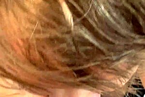 hey, can this mature milf nail her pantyhose audition by sucking the camera man's cock?