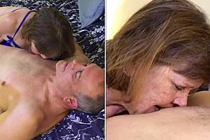 Granny Carmen Cordon Bleu Sucks Cock Deep in Homemade Croatian Adventure!