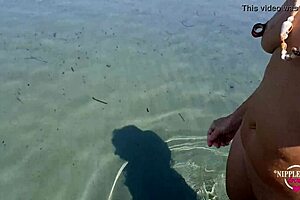 Nippleringlover hot pissing nude beach pierced pussy wide open huge pierced nipples