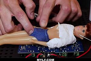 every nerd dreams of a milf like mercedes carrera in this parody shower scene