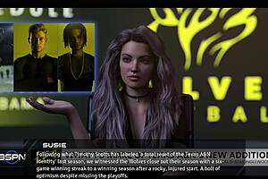 Busty teacher enjoys students cumming inside her pussy