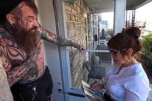 Curvy Milf Pawg Saleswoman Melody And Jasin Explore Fuck Machine Fun In Dungeon With Big Natural Tits And Hairy Pussy