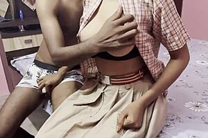 hey, check out this hot indian desi schoolgirl getting fucked hard after class in a quickie