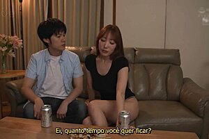 minha irmã mais velha, a young mother, breastfeeds me every day in this japanese jav scene with koyoi konan