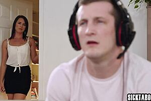 Can you just play with my curvy body instead stepson asked big ass stepmom riley jacobs on sicktaboo com