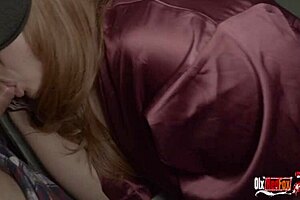 uh, i snuck into my stepmother's room to face fuck her deep and cum right in her throat, so intense..