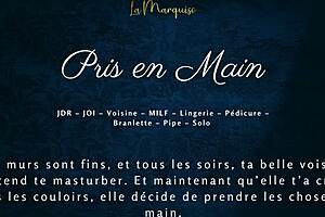 I feel so drawn to my French MILF neighbour in this audio story