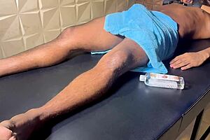 hey, regular massage turns into happy ending with wet pussy action 😏