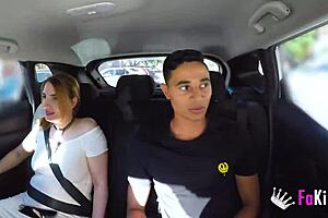 She's the rookie tester, a curvy Spanish mature named Gemma Gomory craving that young guy's big cock for rough outdoor doggystyle and deepthroat.