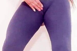 Mature Latina slut wife masturbates pussy and ass in dress for stepson