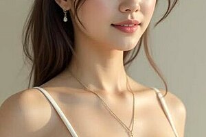 Graceful Thai Beauty In Elegant Lingerie Posing In Picturesque Setting