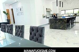 Stepmom interrupts stepson and friend in intense riding session